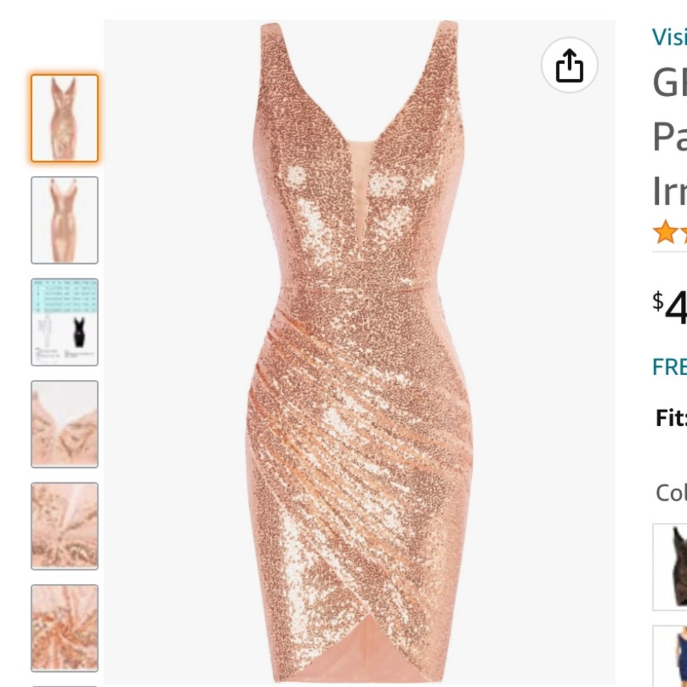 Grace Karin Sequence Cocktail Dress